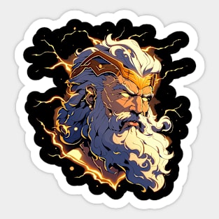 zeus Sticker